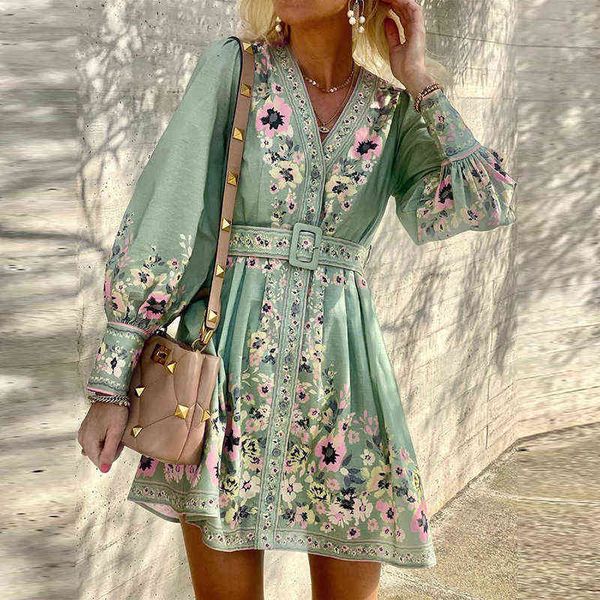 casual dresses autumn female vintage print mini shirts dress spring lantern long sleeve belt a-line party dress elegant casual v neck hem dr, Black;gray
casual dresses autumn female vintage print mini shirts dress spring lantern long sleeve belt a-line party dress elegant casual v neck hem dr, Black;gray