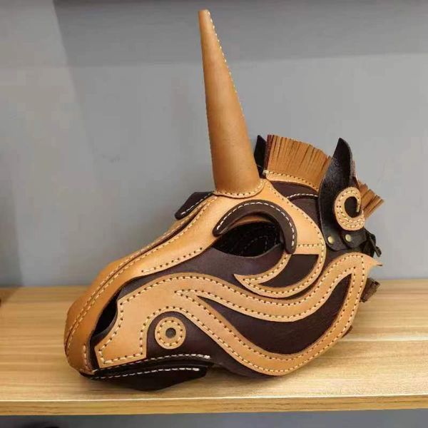 full leather handmade leather mask for masquerade unicorn mask in high quality 
full leather handmade leather mask for masquerade unicorn mask in high quality