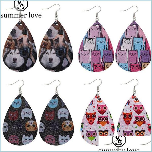 dangle chandelier new animal printed leather earring for women female boho cat dog dangle drop earrings oval waterdrop ear creative dh8fx, Silver
dangle chandelier new animal printed leather earring for women female boho cat dog dangle drop earrings oval waterdrop ear creative dh8fx, Silver