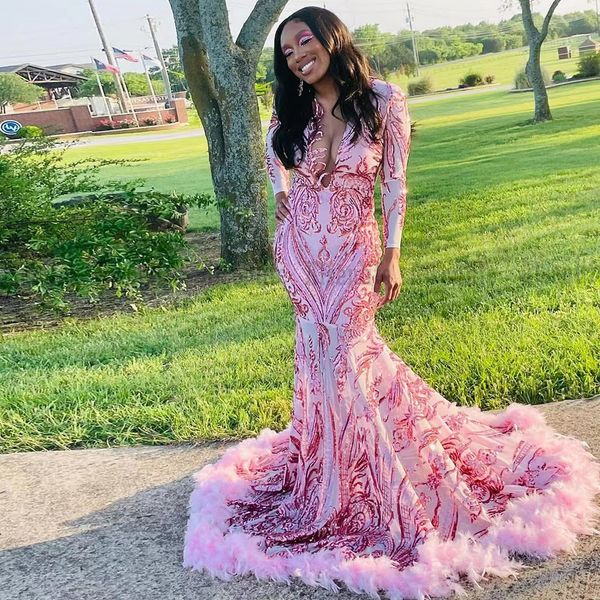 pink mermaid evening dresses 2022 black girl dress sequins sparkly women for occasion party long sleeve prom gown
pink mermaid evening dresses 2022 black girl dress sequins sparkly women for occasion party long sleeve prom gown