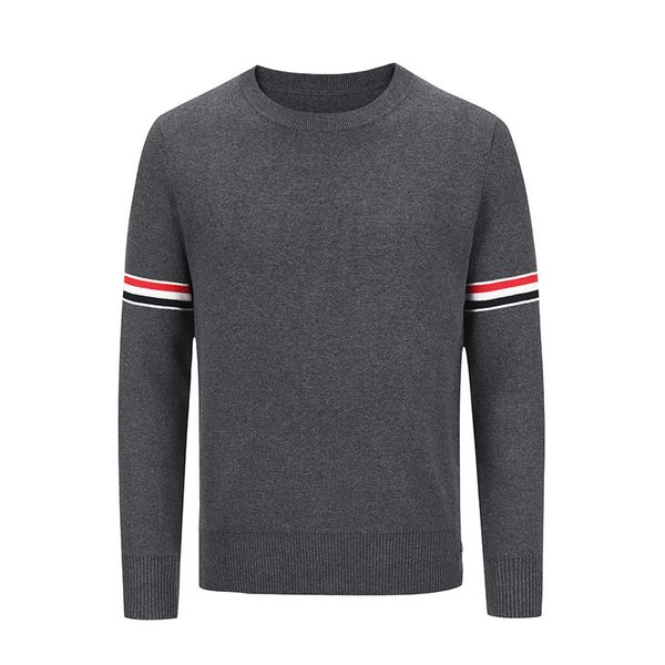 men's sweater crew neck knit sweater korean classic stripe yarn wool long sleeve women's loose couple jacket, White;black
men's sweater crew neck knit sweater korean classic stripe yarn wool long sleeve women's loose couple jacket, White;black