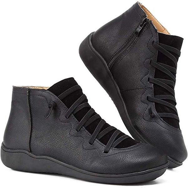 boots women shoes cross strap lace up girls pu leather femme spring autumn ladies ankle wj003 220907, Black
boots women shoes cross strap lace up girls pu leather femme spring autumn ladies ankle wj003 220907, Black