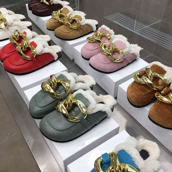 slippers jw woolen women wear square head leather muller shoes in autumn and winter large size baotou cotton half tow lambs fur, Black
slippers jw woolen women wear square head leather muller shoes in autumn and winter large size baotou cotton half tow lambs fur, Black