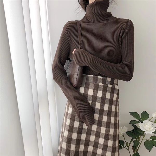 womens sweaters hirsionsan casual turtleneck women autumn winter korean solid long sleeve knitted pullovers slim basic pink 220906, White;black
womens sweaters hirsionsan casual turtleneck women autumn winter korean solid long sleeve knitted pullovers slim basic pink 220906, White;black