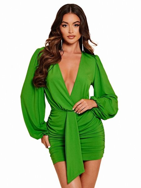 casual dresses bae plunging neck lantern sleeve ruched bodycon dress m2cb#, Black;gray
casual dresses bae plunging neck lantern sleeve ruched bodycon dress m2cb#, Black;gray