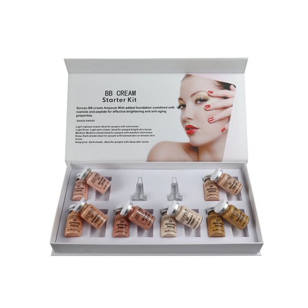 12pcs/box 8ml bb cc cream glows starter kit for microneedling roller derma pen makeup foundation skin rejuvenation brightening serum
12pcs/box 8ml bb cc cream glows starter kit for microneedling roller derma pen makeup foundation skin rejuvenation brightening serum