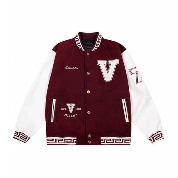 2022 jacket men women winter autumn oversized v-neck chain miland leather long sleeve coat bomber jackets patchwork letter embroidery baseba, Black;brown
2022 jacket men women winter autumn oversized v-neck chain miland leather long sleeve coat bomber jackets patchwork letter embroidery baseba, Black;brown