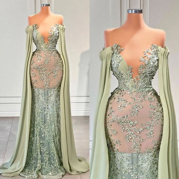 green mermaid evening dress see through v neck lace appliques prom gowns robe de soiree sweep train dubai formal wear, Black;red
green mermaid evening dress see through v neck lace appliques prom gowns robe de soiree sweep train dubai formal wear, Black;red