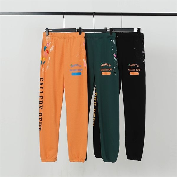 trendy designer gallerydepts casual pants ink splashed letters printed loose leggings men women's sports, Black
trendy designer gallerydepts casual pants ink splashed letters printed loose leggings men women's sports, Black