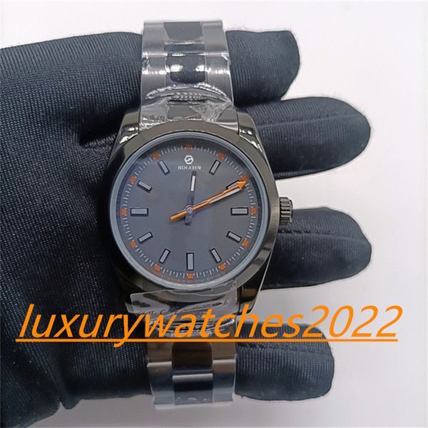 2022 new watch 39mm dial ref.116400 all black stainless steel case automatic mechanical movement sapphire glass self-winding designer wristw, Slivery;brown
2022 new watch 39mm dial ref.116400 all black stainless steel case automatic mechanical movement sapphire glass self-winding designer wristw, Slivery;brown