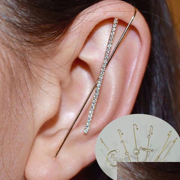 other cler hook earrings for women girls fashion gold plated crystal cuff earring unique rhinestone ear jewelry k512fa drop delivery 2 dhi1x, Golden;silver
other cler hook earrings for women girls fashion gold plated crystal cuff earring unique rhinestone ear jewelry k512fa drop delivery 2 dhi1x, Golden;silver