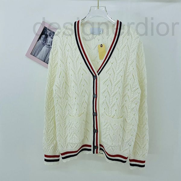 women's knits & tees designer autumn new product stripe contrast color fried dough twist sweater cardigan single breasted female lazy c, White
women's knits & tees designer autumn new product stripe contrast color fried dough twist sweater cardigan single breasted female lazy c, White