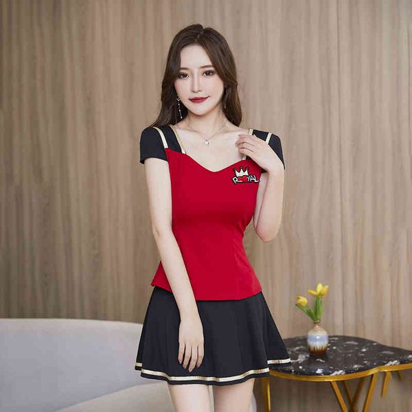 party dresses beauty salon temperament health club spa set female foot bath beautician work cloth, Black
party dresses beauty salon temperament health club spa set female foot bath beautician work cloth, Black