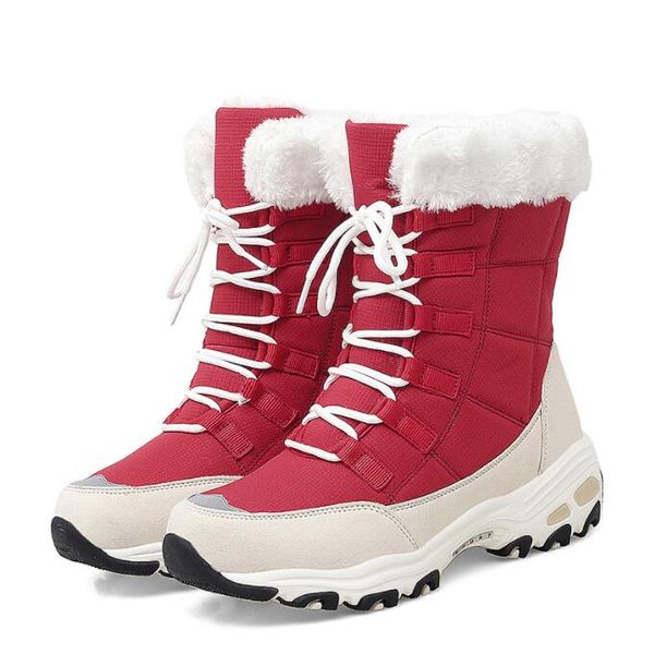 waterproof winter women boots warm plush women's snow boots outdoor non-slip fur platform ankle boots plus size 42, Black
waterproof winter women boots warm plush women's snow boots outdoor non-slip fur platform ankle boots plus size 42, Black