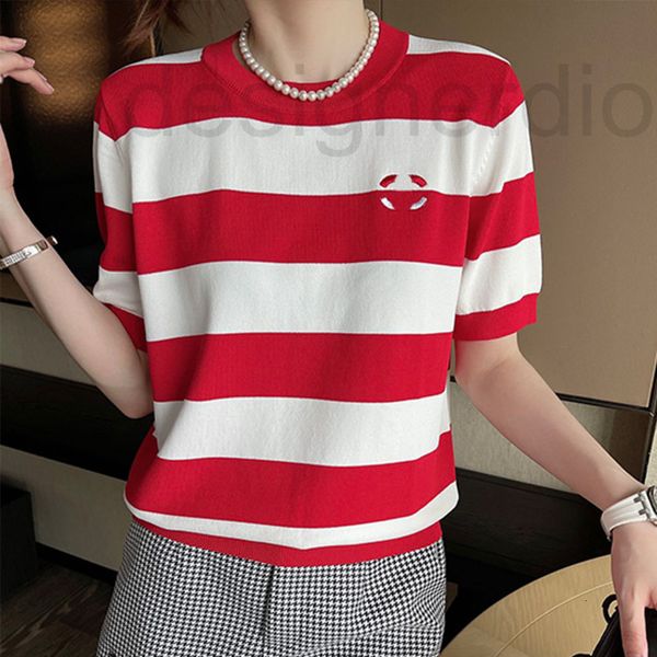 women's knits & tees designer xiaoxiangfeng new red and white stripe short sleeved round neck knitted fashion slim aging net t-shirt fe
women's knits & tees designer xiaoxiangfeng new red and white stripe short sleeved round neck knitted fashion slim aging net t-shirt fe