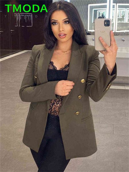 suit t moda women 2022 fashion golden buttons army green blazer jacket vintage, White;black
suit t moda women 2022 fashion golden buttons army green blazer jacket vintage, White;black