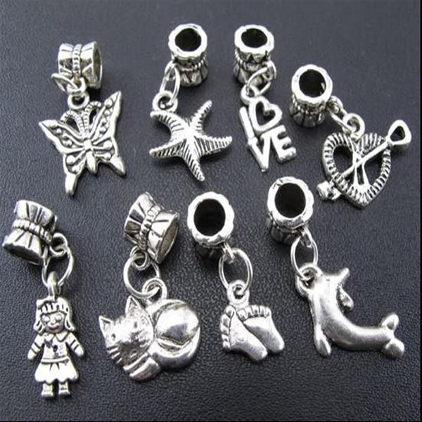 100pcs lot butterfly cat girl heart charm metal alloy big hole beads fit european bracelet jewelry diy loose beads335u, Black
100pcs lot butterfly cat girl heart charm metal alloy big hole beads fit european bracelet jewelry diy loose beads335u, Black