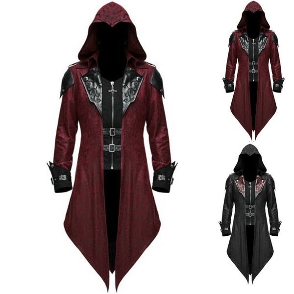 men's trench coats men tailcoat jacket medieval costume gothic steampunk black retro long sleeve uniform hoodie party winter overcoat o, Tan;black
men's trench coats men tailcoat jacket medieval costume gothic steampunk black retro long sleeve uniform hoodie party winter overcoat o, Tan;black