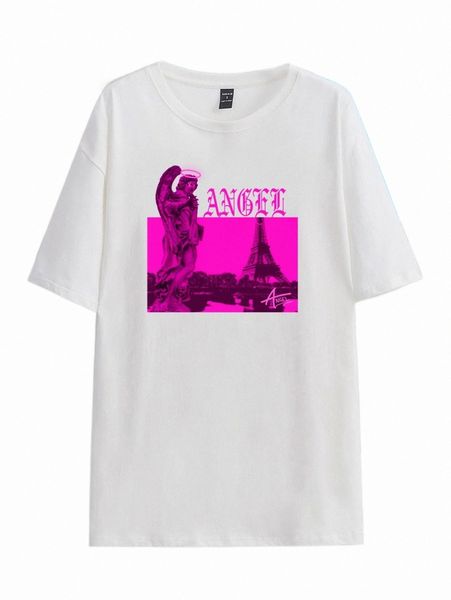 women's t-shirt x wxheedzn figure & letter graphic tee a4iz#, White
women's t-shirt x wxheedzn figure & letter graphic tee a4iz#, White
