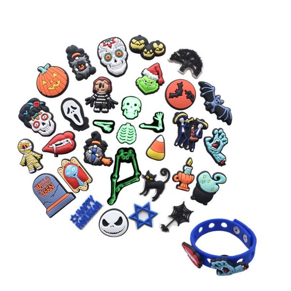 wholesale 100pcs horror character pvc garden shoes accessories shoe charms decorations for croc jibz charm kids wristband, White;pink
wholesale 100pcs horror character pvc garden shoes accessories shoe charms decorations for croc jibz charm kids wristband, White;pink
