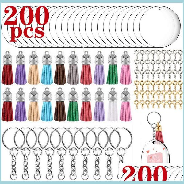 keychains 200pcs keychain tassel pendant making kit acrylic blank keychains for diy projects and crafts transparent circle bdejewelry dhkcy, Silver
keychains 200pcs keychain tassel pendant making kit acrylic blank keychains for diy projects and crafts transparent circle bdejewelry dhkcy, Silver