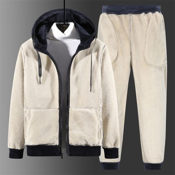 mens tracksuits cashmere thickened winter silver cashmere large size sweater suit mens warm lamb coat mens sportswear two pieces 220906, Gray
mens tracksuits cashmere thickened winter silver cashmere large size sweater suit mens warm lamb coat mens sportswear two pieces 220906, Gray