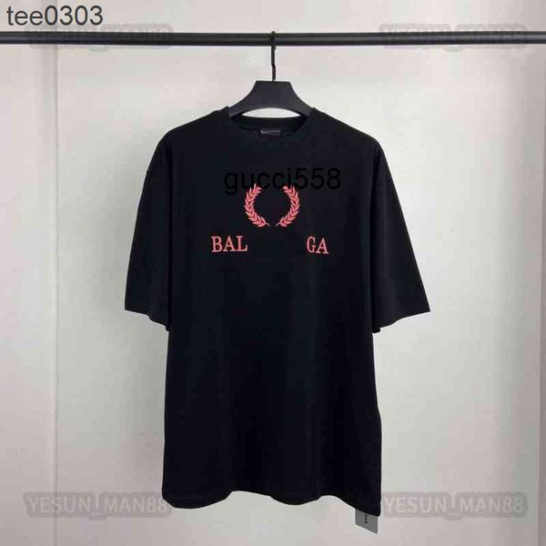 designer luxury tee summer balencaigass classic wheat printed t shirt fashion mens and womens couple leisure loose short sleeve tee, White;black
designer luxury tee summer balencaigass classic wheat printed t shirt fashion mens and womens couple leisure loose short sleeve tee, White;black