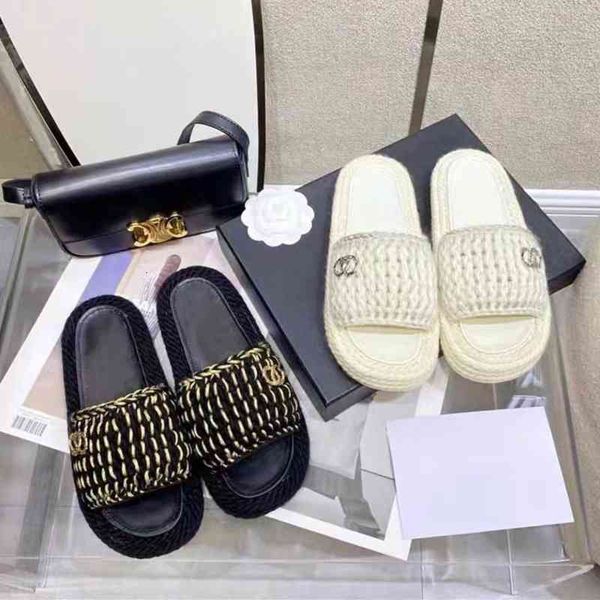 gaoding xiaoxiangfeng sandals woven thick soled slippers women's summer knitted one line slipper net infrared wear casual flat shoes, Black
gaoding xiaoxiangfeng sandals woven thick soled slippers women's summer knitted one line slipper net infrared wear casual flat shoes, Black