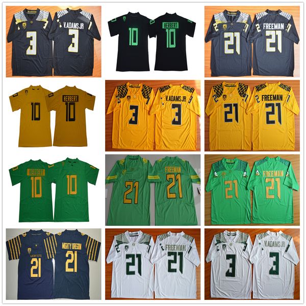 ncaa college oregon ducks football jerseys 3 vernon adams 10 justin herbert 21 royce an jersey, Black
ncaa college oregon ducks football jerseys 3 vernon adams 10 justin herbert 21 royce an jersey, Black