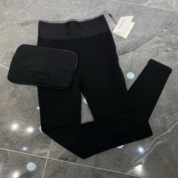 2021 new fashion women's elastic high waist side zipper patchwork letter print stretchy black color leggings long pants sml186u
2021 new fashion women's elastic high waist side zipper patchwork letter print stretchy black color leggings long pants sml186u