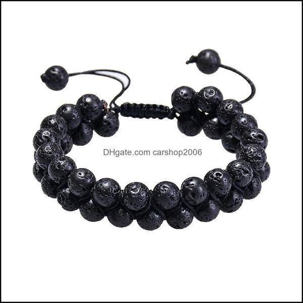 beaded strands essential oil bracelet adjustable beads double rows lava rock per diffusion yoga birthday gift drop delivery 2021 jew dhn9o, Black
beaded strands essential oil bracelet adjustable beads double rows lava rock per diffusion yoga birthday gift drop delivery 2021 jew dhn9o, Black