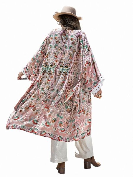 women's swimwear rusttydustty floral print contrast guipure lace dolman sleeve belted kimono s9eg#, White;black
women's swimwear rusttydustty floral print contrast guipure lace dolman sleeve belted kimono s9eg#, White;black