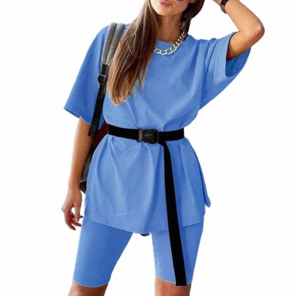 women's tracksuits women's two piece suit with belt home loose sports tracksuits fashion and bicycles shorts casual summer tracks, Gray
women's tracksuits women's two piece suit with belt home loose sports tracksuits fashion and bicycles shorts casual summer tracks, Gray