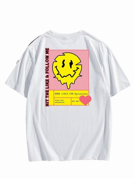 men's t-shirts romwe guys letter cartoon face & heart graphic tee c01s#, White;black
men's t-shirts romwe guys letter cartoon face & heart graphic tee c01s#, White;black