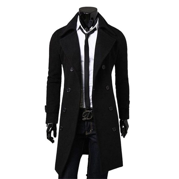 men's jackets fashion brand autumn jacket long trench coat men slim fit solid color men coat double-breasted jacket m-4xl 220906, Black;brown
men's jackets fashion brand autumn jacket long trench coat men slim fit solid color men coat double-breasted jacket m-4xl 220906, Black;brown