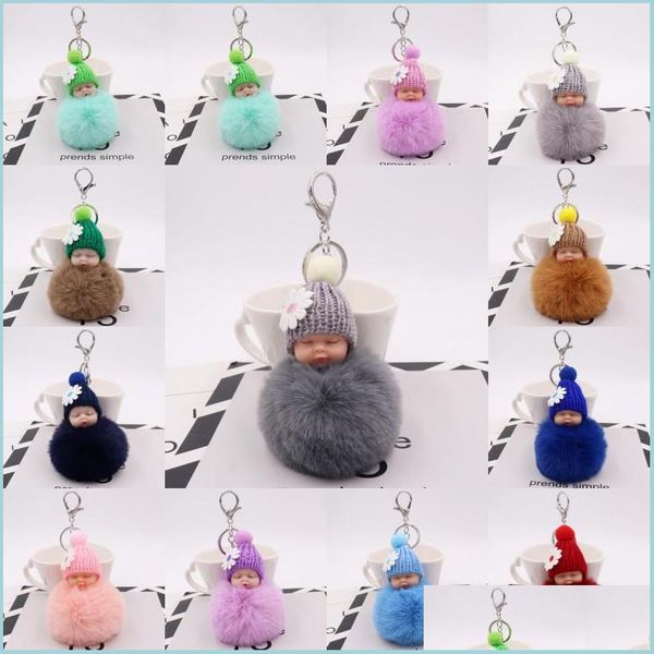 keychains sweet fluffy pompom keychains cartoon slee baby key ring faux rabbit fur knitted hat plush doll keyfobs car keyring toy dro dhzrh, Silver
keychains sweet fluffy pompom keychains cartoon slee baby key ring faux rabbit fur knitted hat plush doll keyfobs car keyring toy dro dhzrh, Silver