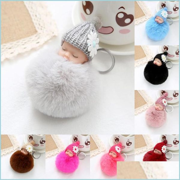 keychains fashion plush doll keychain 10 styles fluffy pompom ball keyring slee baby keyfobs charm pendant for women drop delivery 20 dhcl6, Silver
keychains fashion plush doll keychain 10 styles fluffy pompom ball keyring slee baby keyfobs charm pendant for women drop delivery 20 dhcl6, Silver