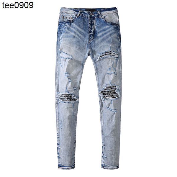 hoodie men's pants summer new fashion brand hole elastic slim fit casual men's jeans, Blue
hoodie men's pants summer new fashion brand hole elastic slim fit casual men's jeans, Blue