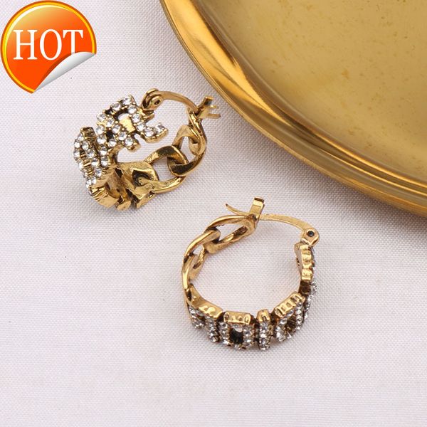 2022 new medieval d family personalized old ring chain small earrings fashion temperament earrings women factory direct sale, Golden
2022 new medieval d family personalized old ring chain small earrings fashion temperament earrings women factory direct sale, Golden