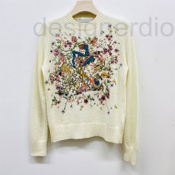 women's knits & tees designer d's animal flower colorful embroidery sweater round neck pullover long sleeve fashion celebrity blou, White
women's knits & tees designer d's animal flower colorful embroidery sweater round neck pullover long sleeve fashion celebrity blou, White