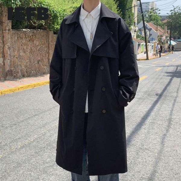 men's trench coats iefb men's wear autumn double-breasted long over-knee trench coat overisze windbreaker with belt base coat 9y37, Tan;black
men's trench coats iefb men's wear autumn double-breasted long over-knee trench coat overisze windbreaker with belt base coat 9y37, Tan;black
