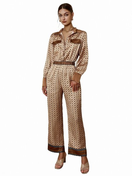 women's jumpsuits & rompers sollinarry allover print flap detail shirt jumpsuit k4tv#, Black;white
women's jumpsuits & rompers sollinarry allover print flap detail shirt jumpsuit k4tv#, Black;white