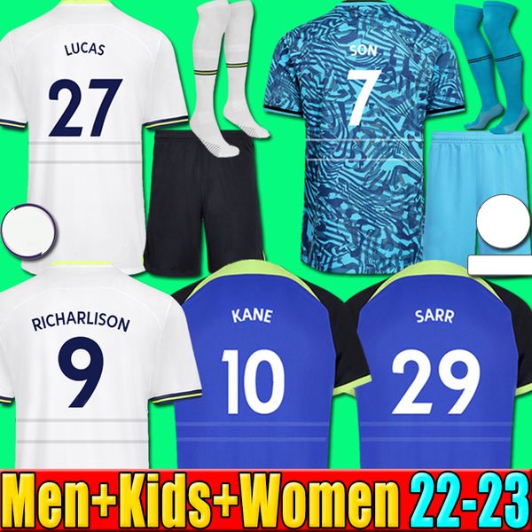 22 23 kane son tot richarlison soccer jerseys kulusevski hojbjerg 2023 perisic third romero totten football kit shirts purple bentancur berg, Black;yellow
22 23 kane son tot richarlison soccer jerseys kulusevski hojbjerg 2023 perisic third romero totten football kit shirts purple bentancur berg, Black;yellow