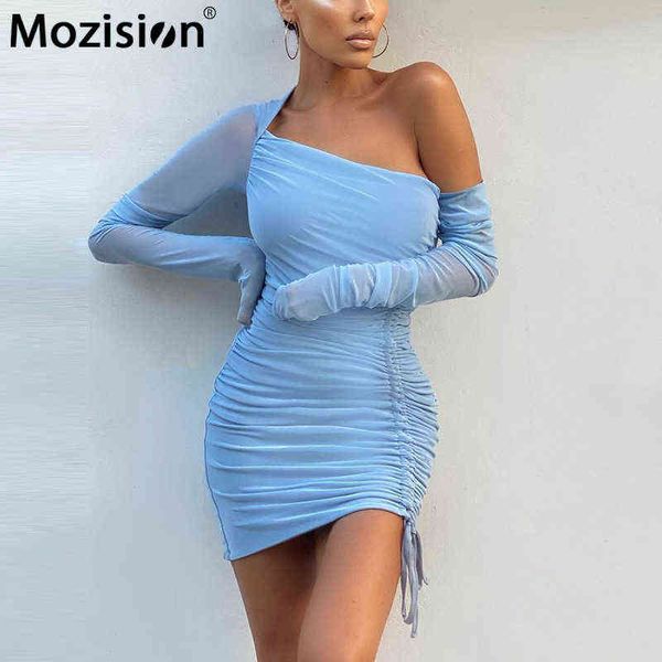 casual dresses mozision mesh drawstring ruched dress for women one shoulder see through mini dresses ladies party clubwear dress vestidos t2, Black;gray
casual dresses mozision mesh drawstring ruched dress for women one shoulder see through mini dresses ladies party clubwear dress vestidos t2, Black;gray
