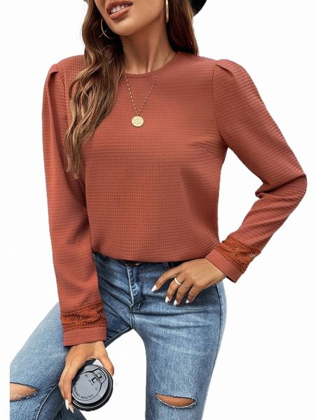 women's blouses & shirts solid puff sleeve blouse j4p0#, White
