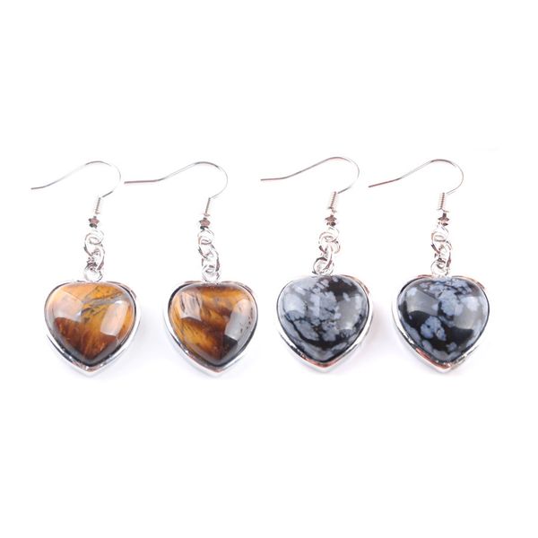 new natural stone dangle earrings heart pendant drop earring quartz pink crystal earr women party wedding jewelry br323, Silver
new natural stone dangle earrings heart pendant drop earring quartz pink crystal earr women party wedding jewelry br323, Silver