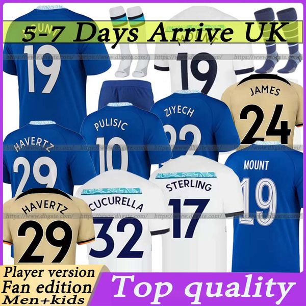 22 23 players fans cfc sterling soccer jerseys pulisic cucurella mount havertz ziyech chilwell 2022 2023 football shirt men kids kit werner, Black;yellow
22 23 players fans cfc sterling soccer jerseys pulisic cucurella mount havertz ziyech chilwell 2022 2023 football shirt men kids kit werner, Black;yellow