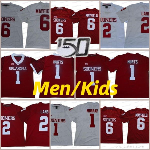 oklahoma sooners football jersey jalen hurts mens 2 ceedee lamb 1 kyler murray 6 baker mayfield red white kid men youth jerseys, Black
oklahoma sooners football jersey jalen hurts mens 2 ceedee lamb 1 kyler murray 6 baker mayfield red white kid men youth jerseys, Black