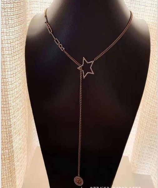 new vintage sweater chain necklace letter star circle three leaf flower ful, Golden;silver
new vintage sweater chain necklace letter star circle three leaf flower ful, Golden;silver