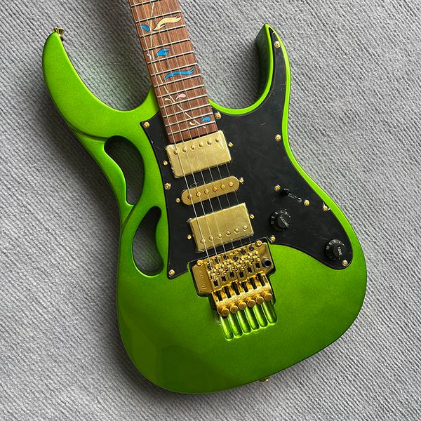 classic double swing electric guitarcool green light color professional all-round 24 tone fingerboarddelivery to home.
classic double swing electric guitarcool green light color professional all-round 24 tone fingerboarddelivery to home.